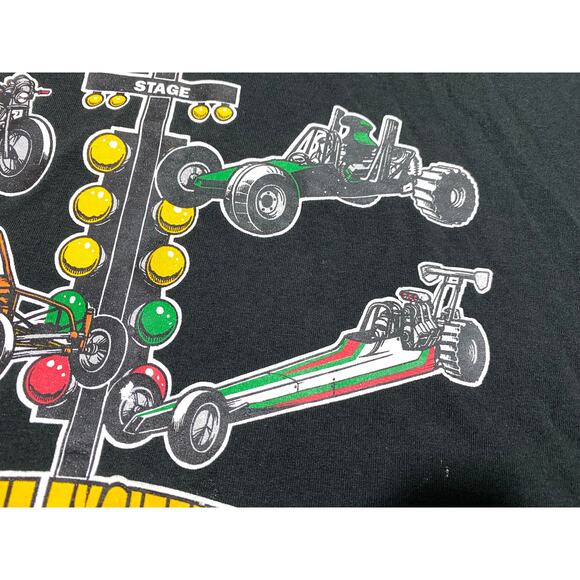 Vintage collier county sand drags Naples Florida 2XL Black shirt - Picture 8 of 10